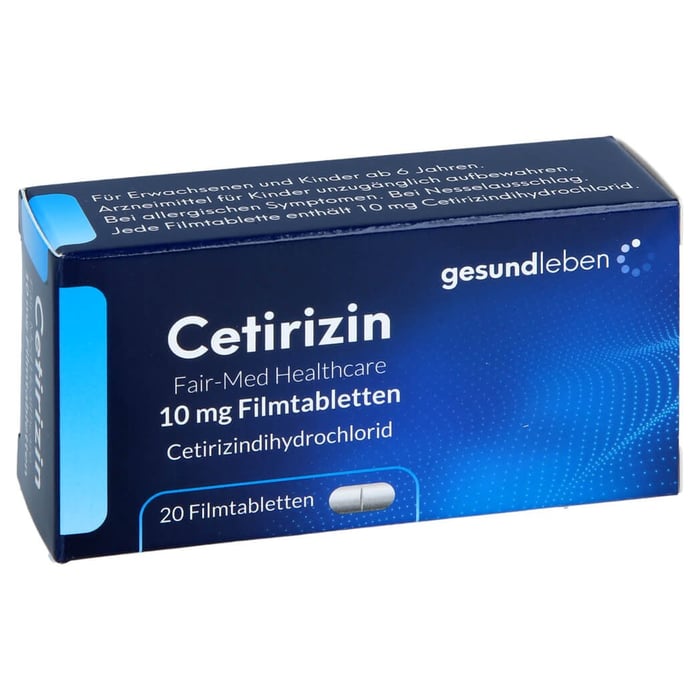 Cetirizin Fair-Med Healthcare 10mg Gehe