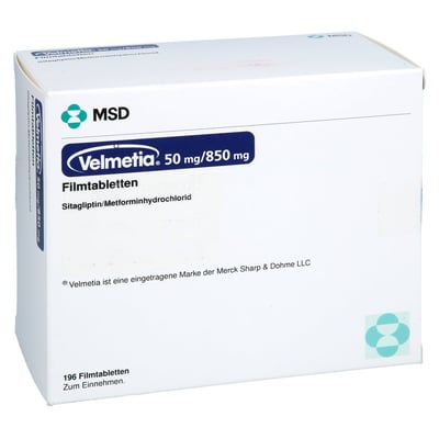 Velmetia 50 mg/850 mg Produktbild 1