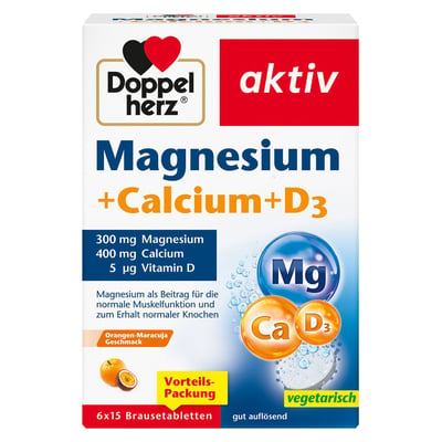 Doppelherz Magnesium + Calcium + D3 Produktbild 1