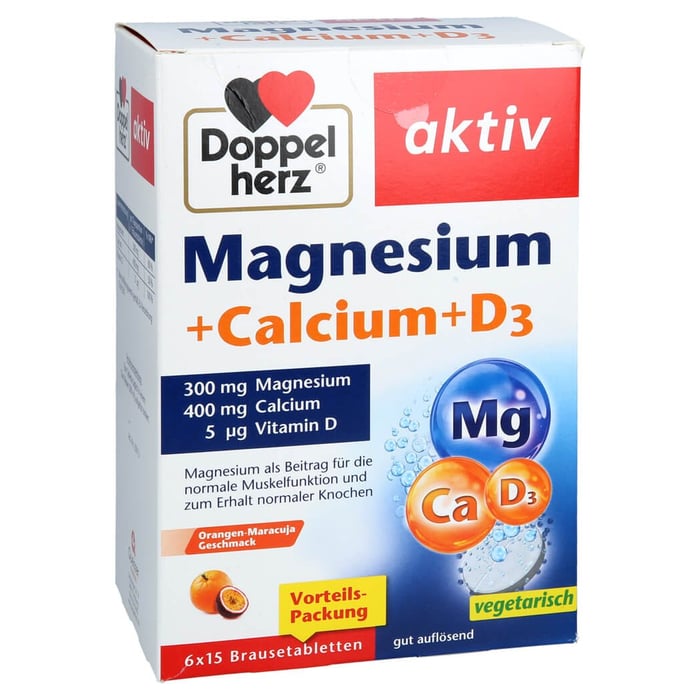 Doppelherz Magnesium + Calcium + D3
