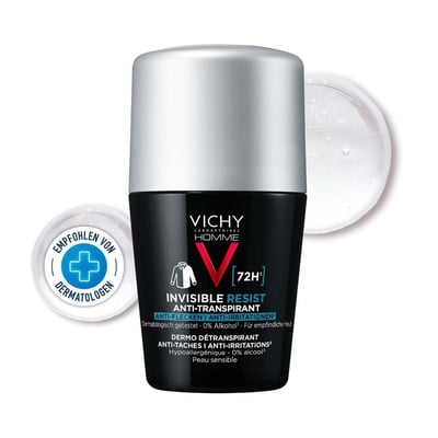 Vichy Homme Deo Roll-on 72h Anti-Flecken