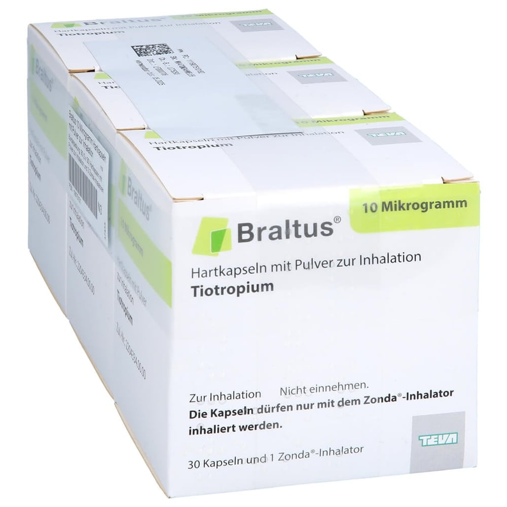 Braltus 10 Mikrogramm + Inhalator