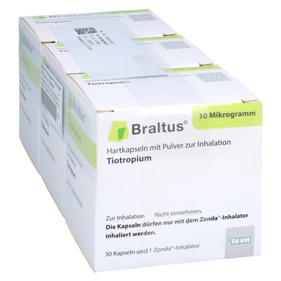 Braltus 10 Mikrogramm + Inhalator