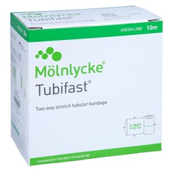 Tubifast 2-Way Stretch 5 cmx10 m grün unsteril