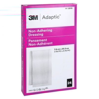 Adaptic 7.6x20.3 cm feuchte Wundauflage 3M 2015