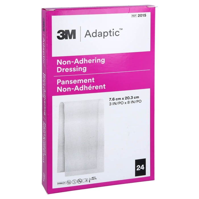 Adaptic 7.6x20.3 cm feuchte Wundauflage 3M 2015