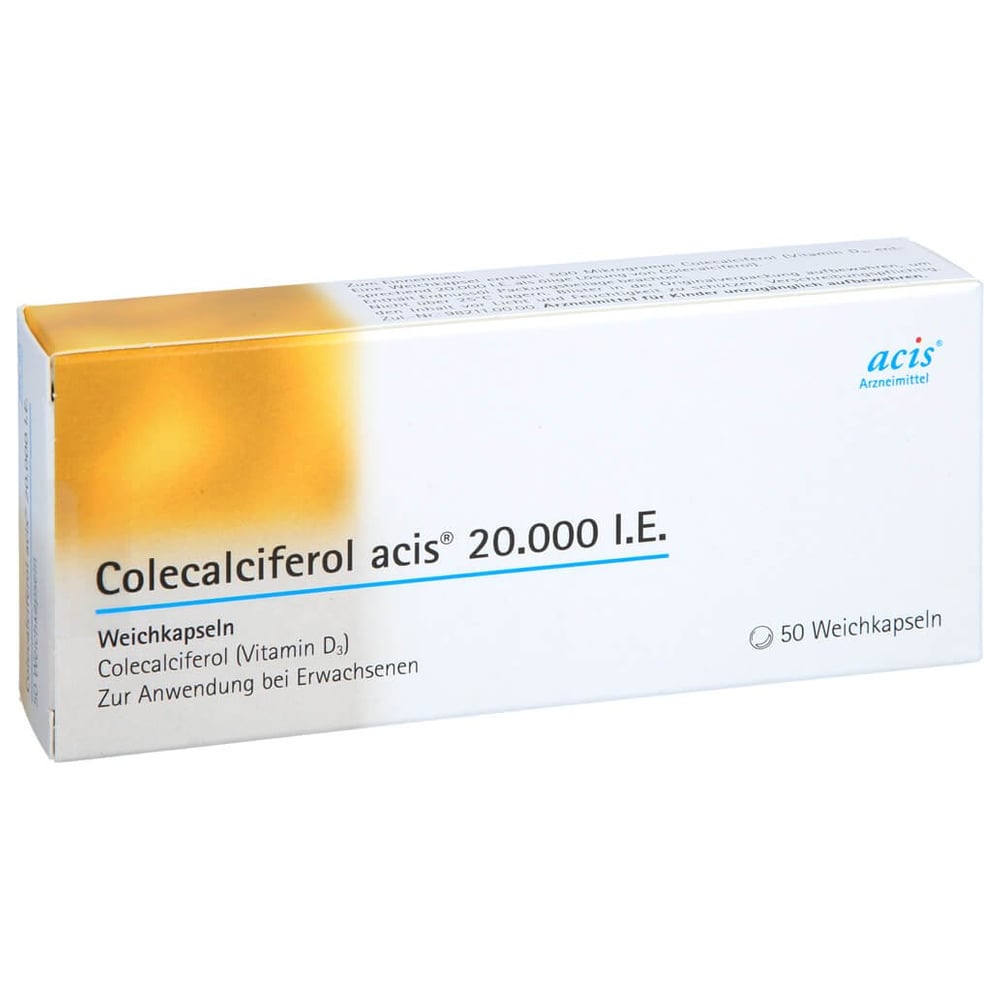 Colecalciferol acis 20000 I.E.