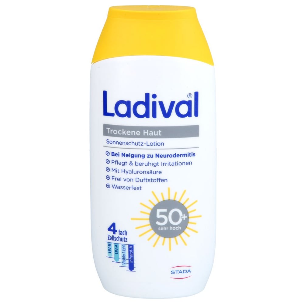 LADIVAL trockene Haut Sonnenschutz-Lotion LSF 50+