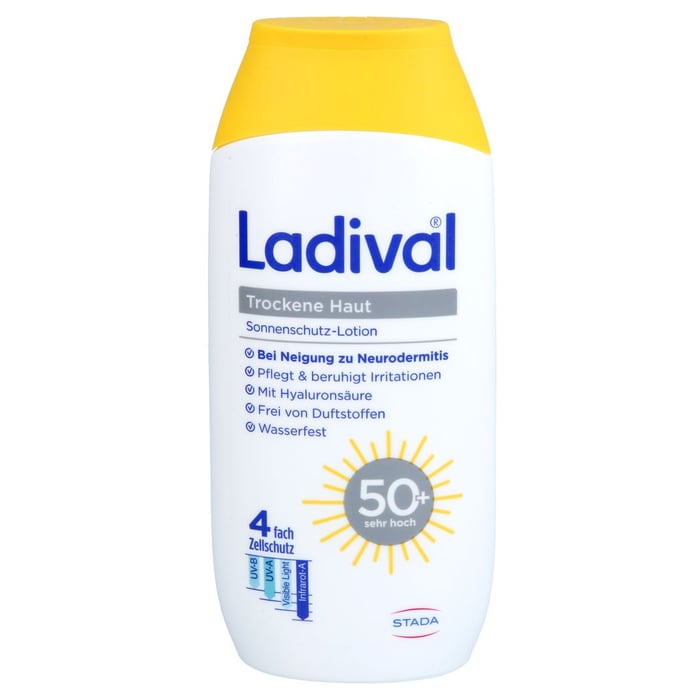LADIVAL trockene Haut Sonnenschutz-Lotion LSF 50+