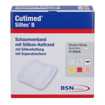 Cutimed Siltec B Schaumverband 15x15 cm m. Haftr. Produktbild 2