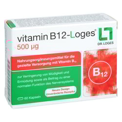 Vitamin B12-loges 500 g Kapseln