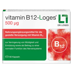 Vitamin B12-loges 500 g Kapseln