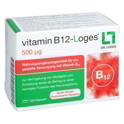 Vitamin B12-loges 500 g Kapseln