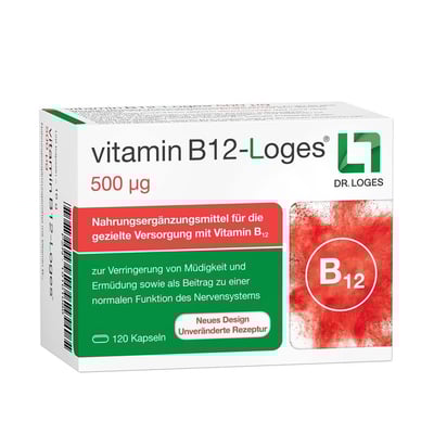 Vitamin B12-loges 500 g Kapseln