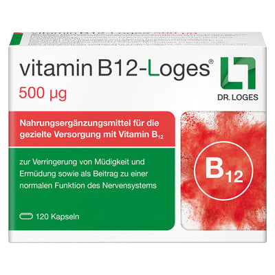Vitamin B12-loges 500 g Kapseln