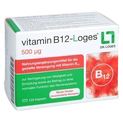 Vitamin B12-loges 500 g Kapseln