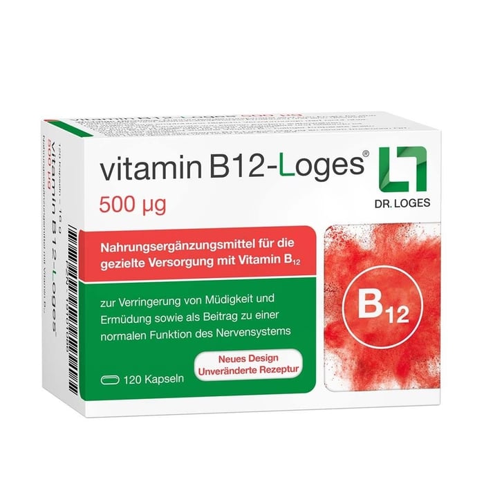 Vitamin B12-loges 500 g Kapseln