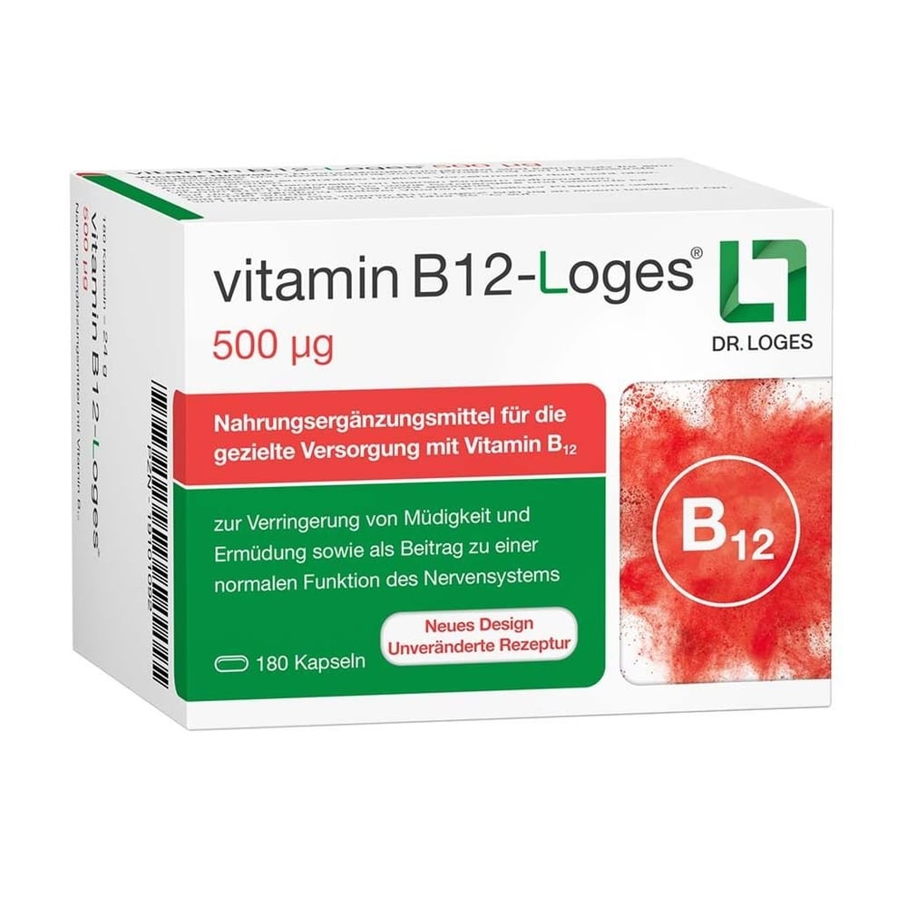 Vitamin B12-loges 500 g Kapseln