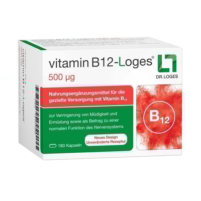 Vitamin B12-loges 500 g Kapseln