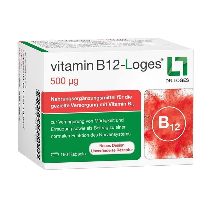 Vitamin B12-loges 500 g Kapseln