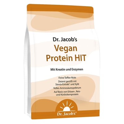 Vegan Protein HIT Proteinpulver mit Erbse + Kreatin + Enzyme