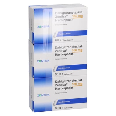 Dabigatranetexilat Zentiva 150 mg