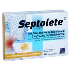 Septolete mit Zitronen-Honig-Geschmack 3 mg/1 mg