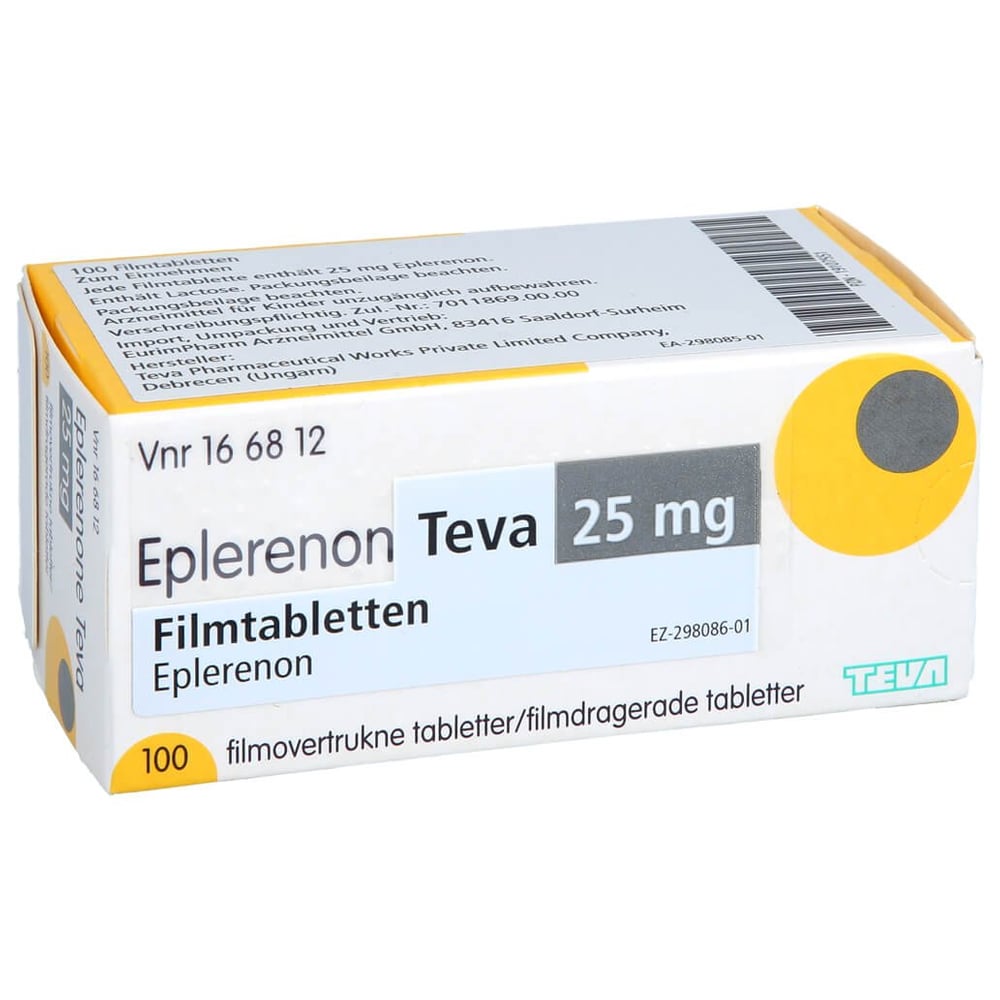 Eplerenon Teva 25 mg