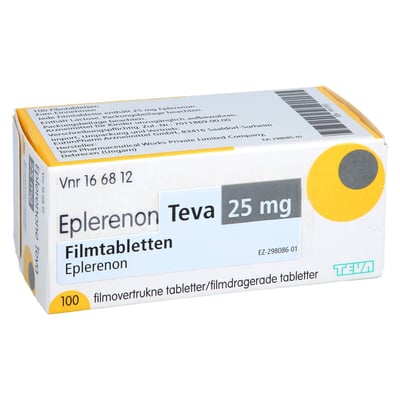 Eplerenon Teva 25 mg