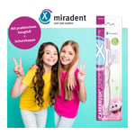 Miradent Carebrush Junior Zahnbürste 6-12 J.pink