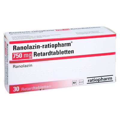 Ranolazin-ratiopharm 750 mg