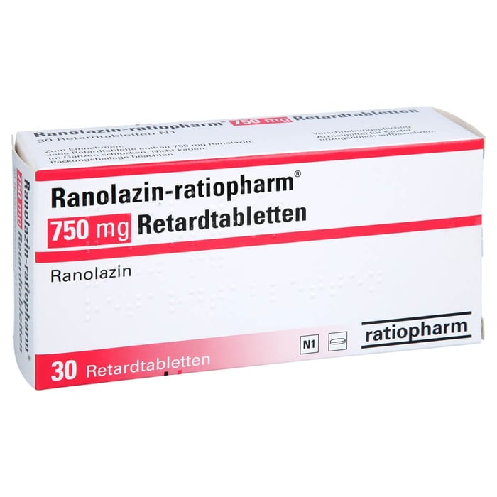 Ranolazin-ratiopharm 750mg
