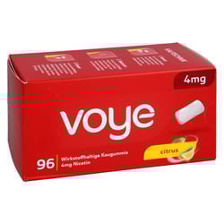 VOYE Citrus 4 mg wirkstoffhalt.Kaugummi m.Nikotin