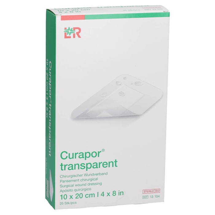Curapor Wundverband steril transparent 10x20 cm