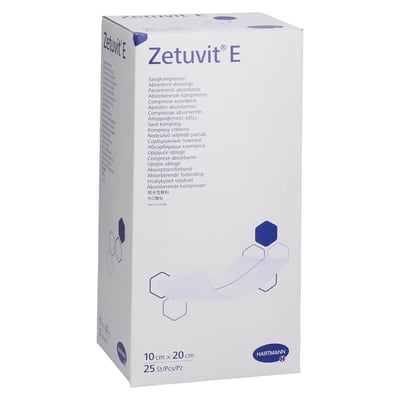 Zetuvit E Saugkompressen steril 10x20 cm Avitamed