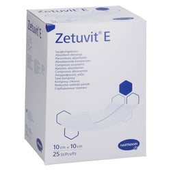 Zetuvit E Saugkompressen steril 10x10 cm Avitamed