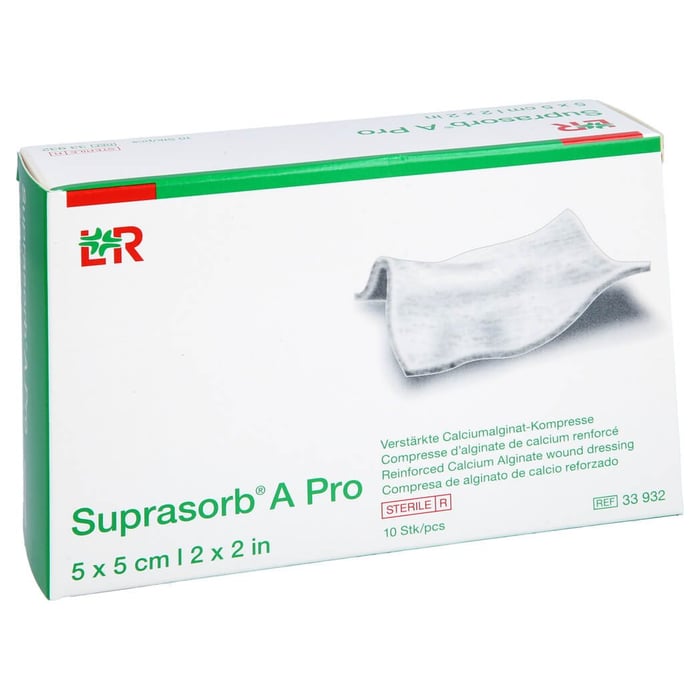 Suprasorb A Pro Calciumalginat Kompr.5x5 cm