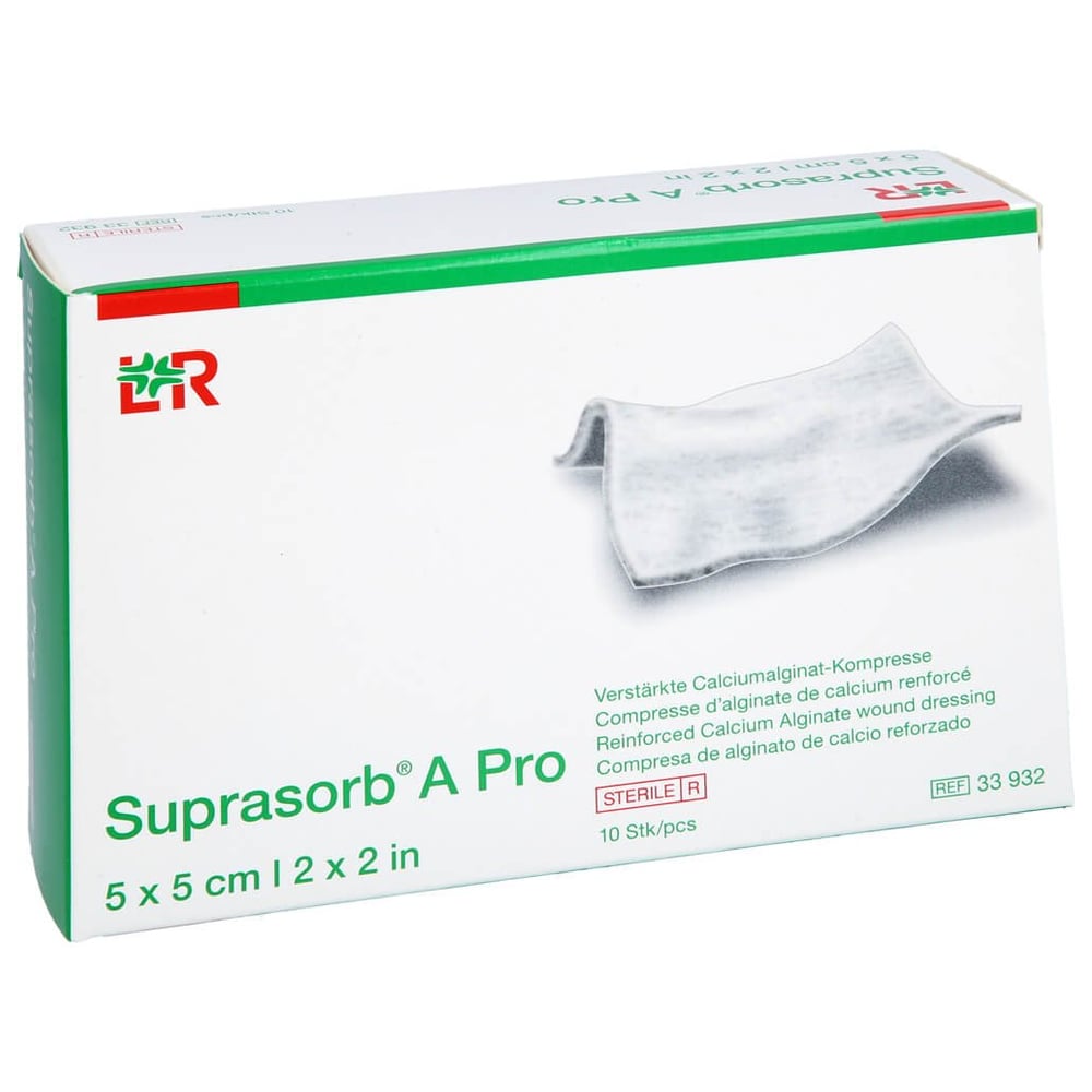 Suprasorb A Pro Calciumalginat Kompr.5x5 cm ToRa Pharma