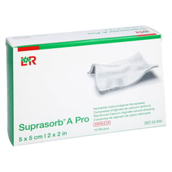 Suprasorb A Pro Calciumalginat Kompresse 5x5 cm Tora Pharma