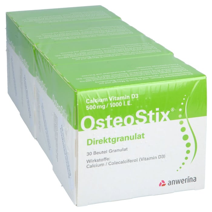 Calcium Vitamin D3 500mg/1000 I.E. OsteoStix Direktgranulat