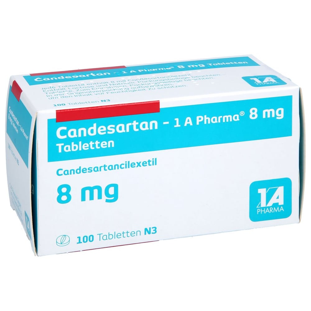 Candesartan - 1 A Pharma 8 mg Tabletten