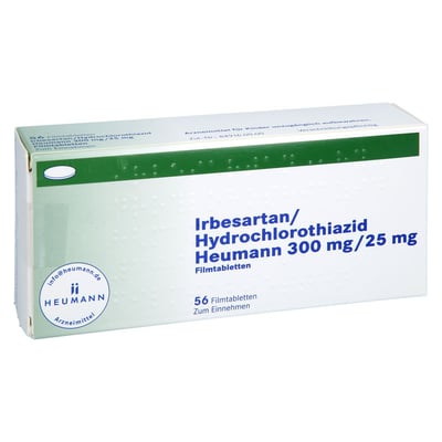 Irbesartan/Hydrochlorothiazid Heumann 300 mg/25 mg Produktbild 1