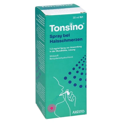 Tonsino Spray bei Halsschmerzen 1,5 mg/ml Spray zur Anwendung in der Mundhöhle