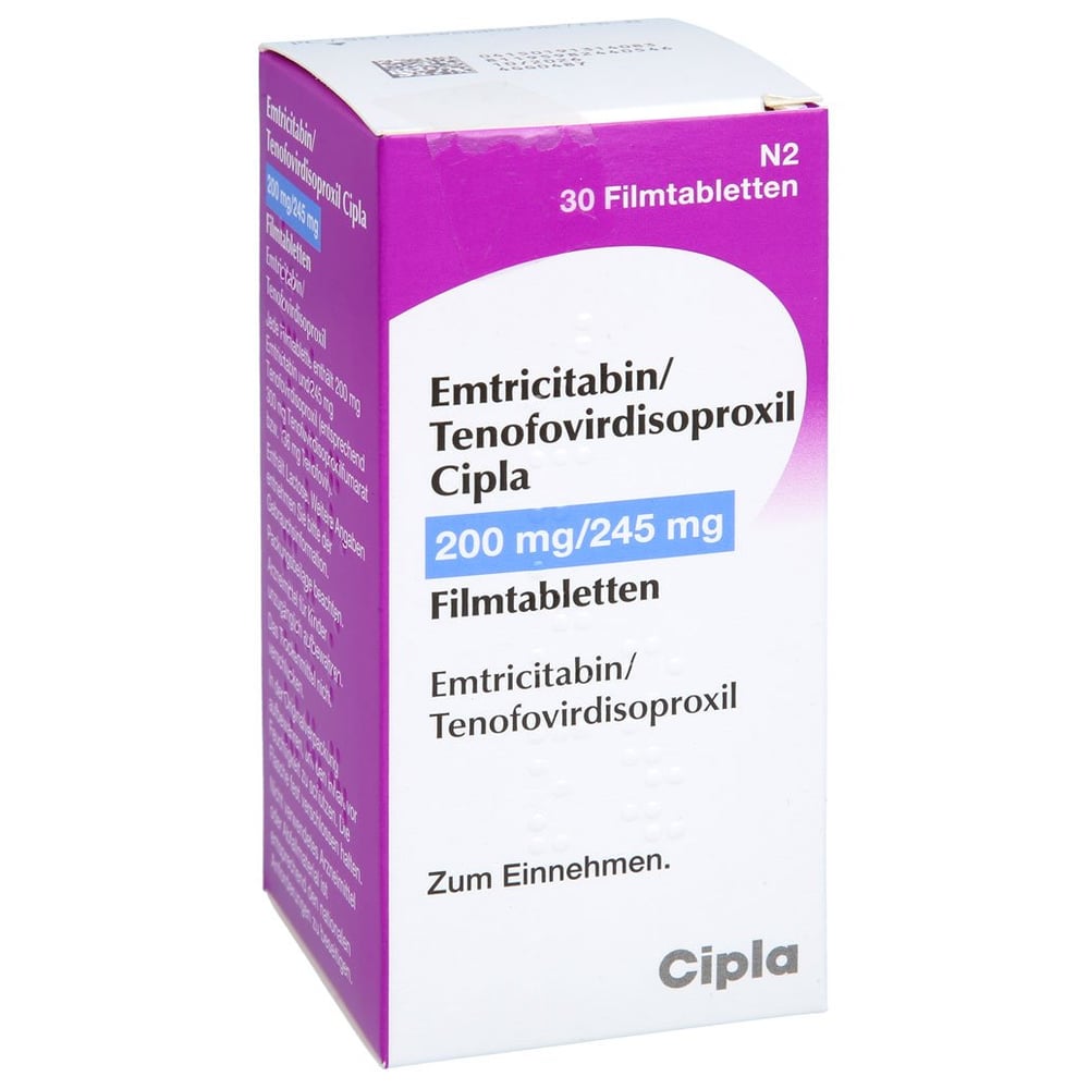 Emtricitabin/Tenofovirdisoproxil Cipla 200 mg/245 mg