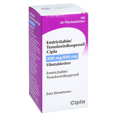 Emtricitabin/Tenofovirdisoproxil Cipla 200 mg/245 mg
