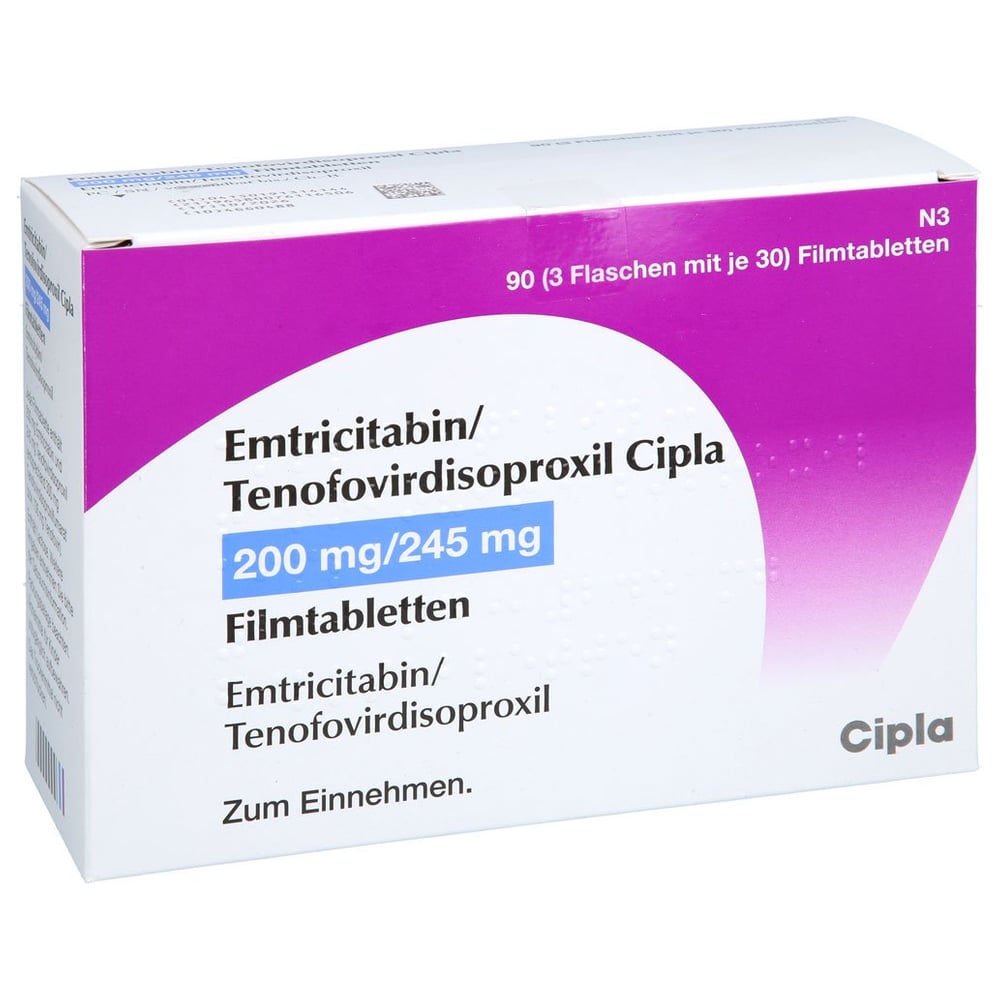 Emtricitabin/Tenofovirdisoproxil Cipla 200 mg/245 mg