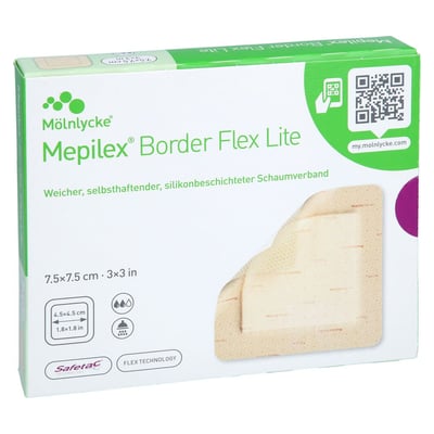 Mepilex Bord Fl Li 7.5x7.5 Emra-Med