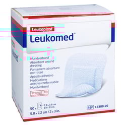 Leukomed sterile Pflaster 5x7.2 cm