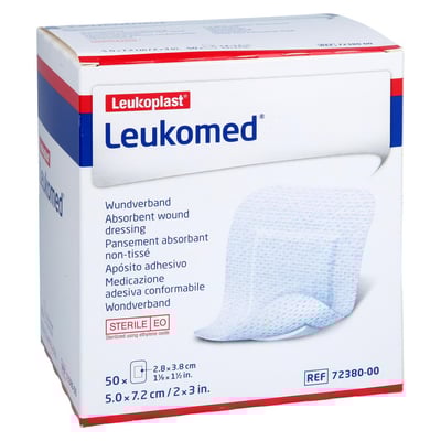 Leukomed sterile Pflaster 5x7.2 cm