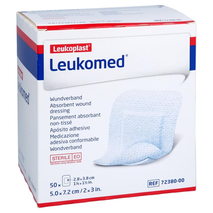 Leukomed sterile Pflaster 5x7.2 cm
